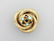 14 kt gold brooch with garnets and turquoises