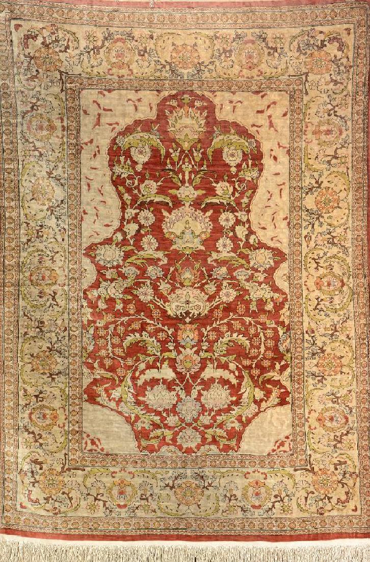 Silk Hereke Rug (Signed), (1 of 1)