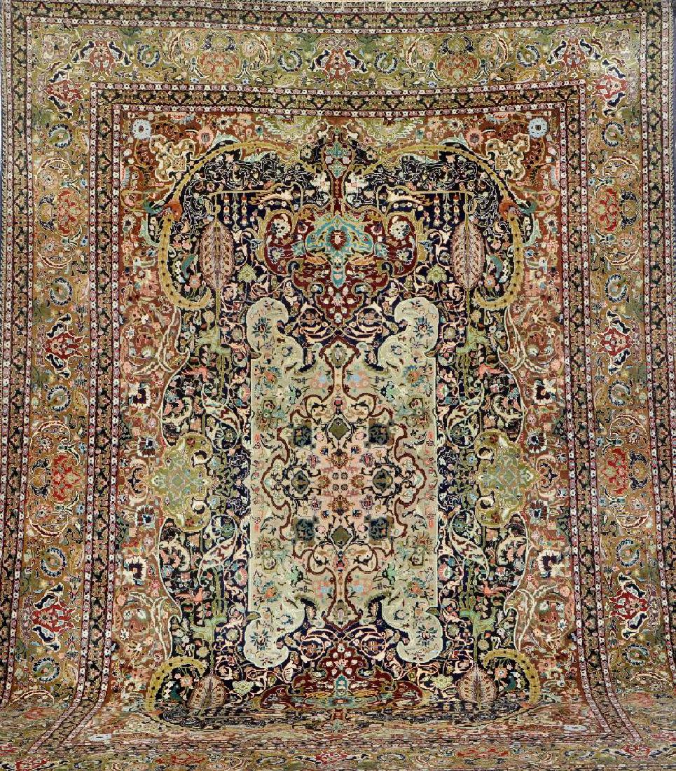 Unusual Tabriz Carpet, (1 of 1)