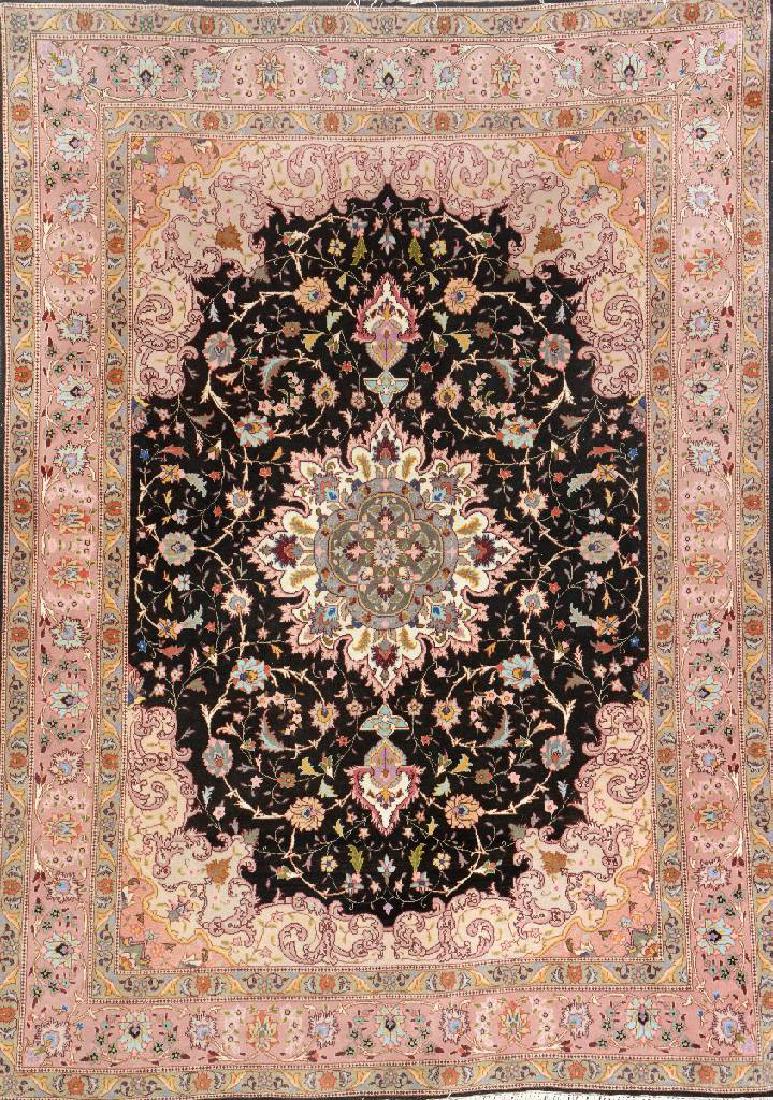 'Part-Silk' Tabriz Rug, (1 of 1)