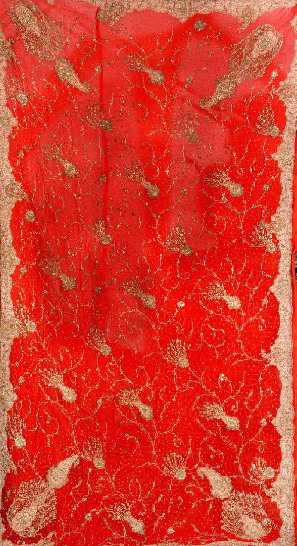 Ottoman Silk & Metal-Thread 'Textile', (1 of 1)