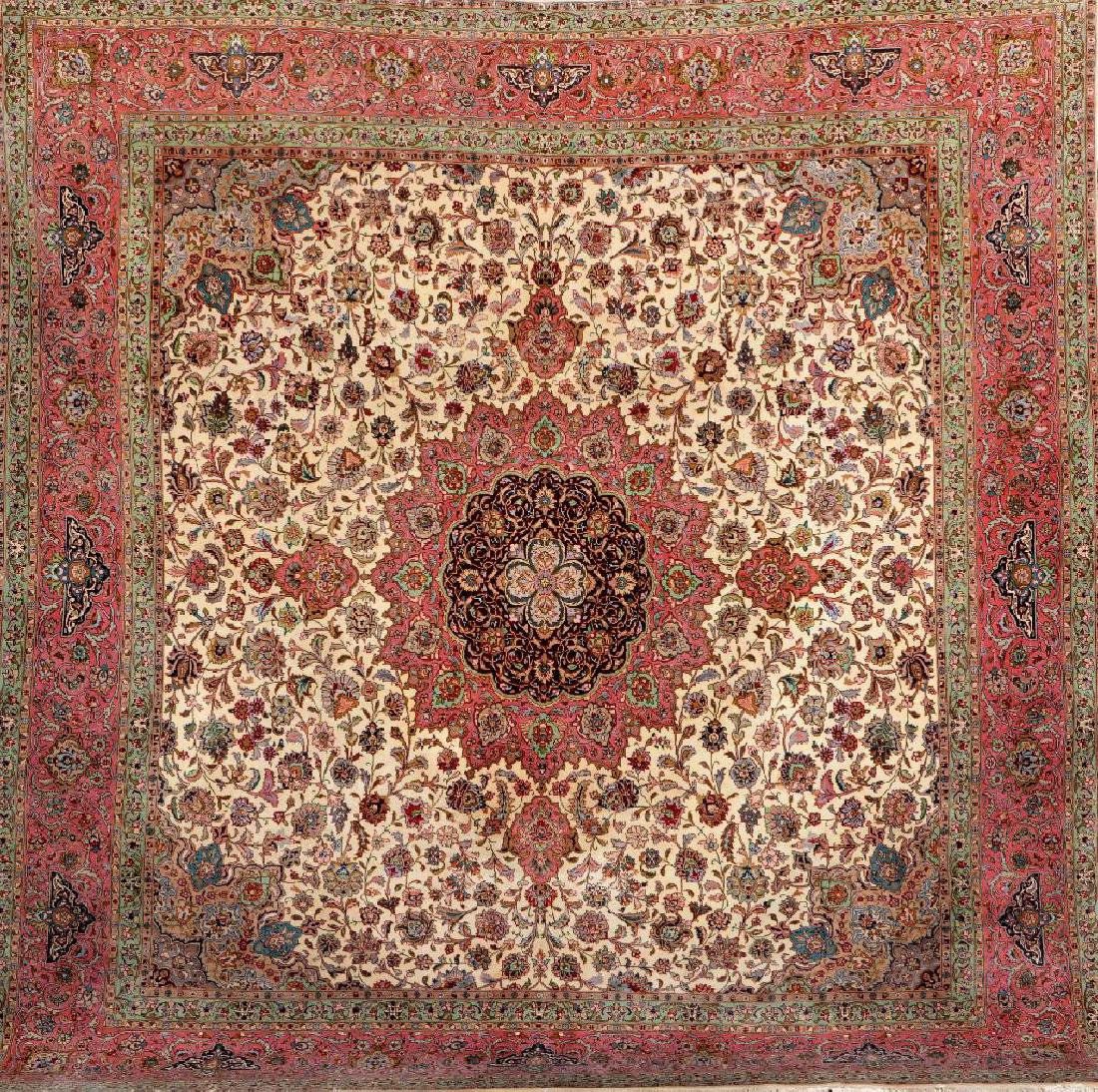 Tabriz 'Part-Silk' Carpet (50 RAJ), (1 of 1)