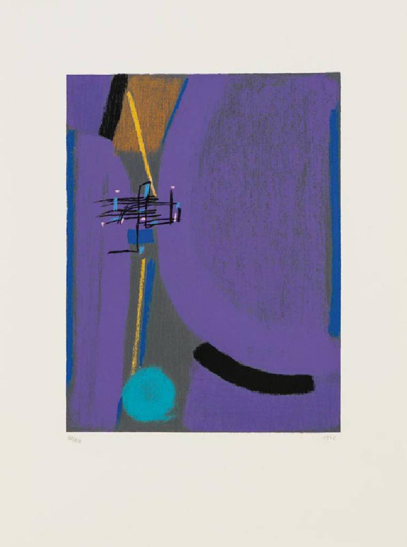 Max Ackermann, 1887-1975, convolute of three serigraphs: Max Ackermann, 1887-1975, convolute of three serigraphs, two of them are signed by hand, each numbered 92/120, 96/120, 103/120, sheet size each 56,5x40,5 cm *******************************************