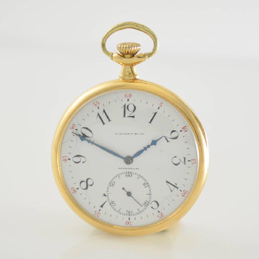 TIFFANY/LONGINES 18k yellow gold pocket watch (1 of 7)