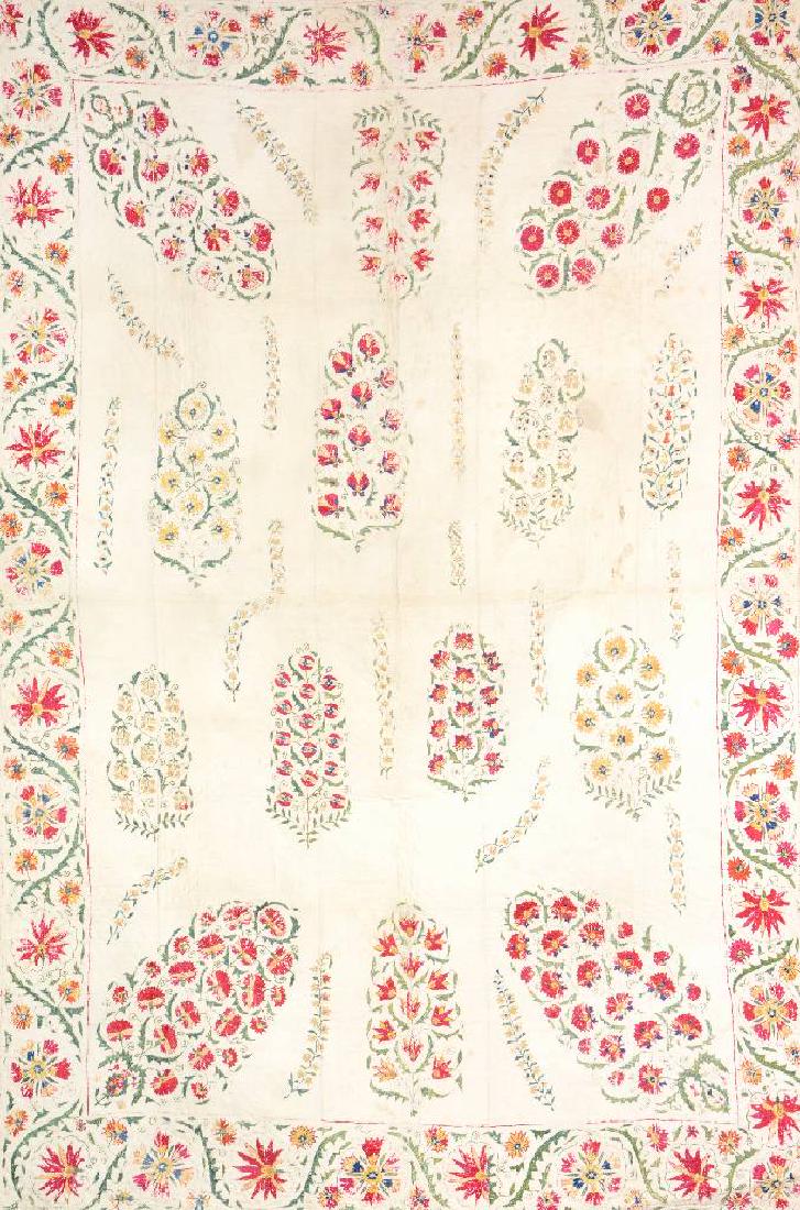 Indian Silk 'Embroidery' (Uzbek Motif), (1 of 1)