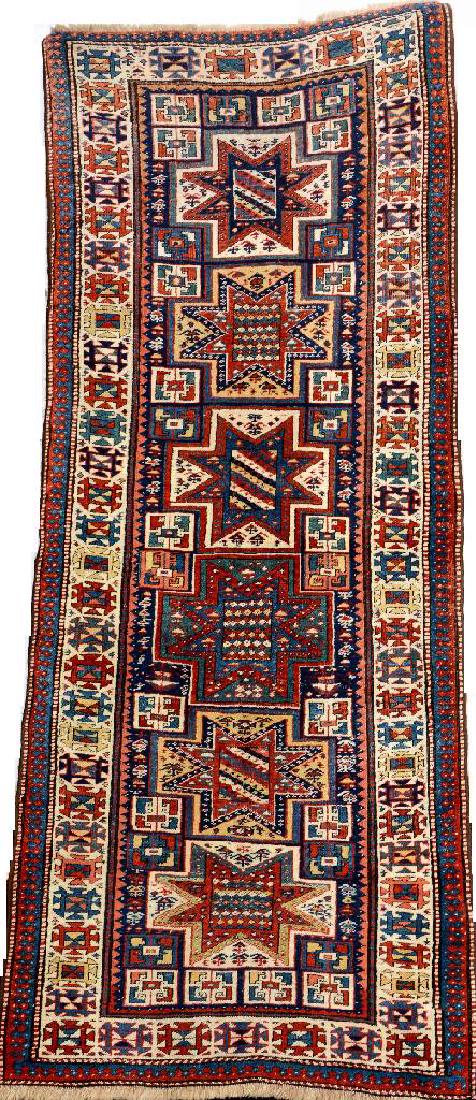 Kazak 'Long Rug' (Star Design), (1 of 1)