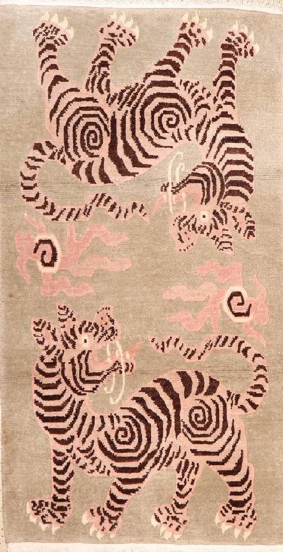 Mongolian Rug (Tiger Rug), (1 of 1)