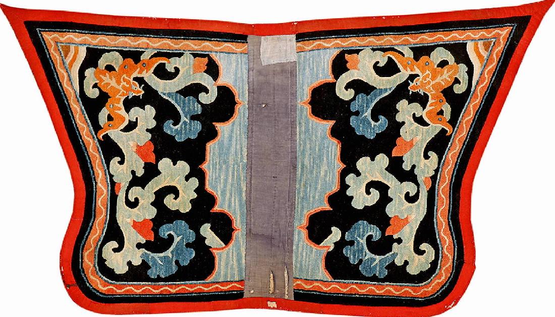 Tibetan Shigatse Makden 'Saddle' (Bat Design), (1 of 6)