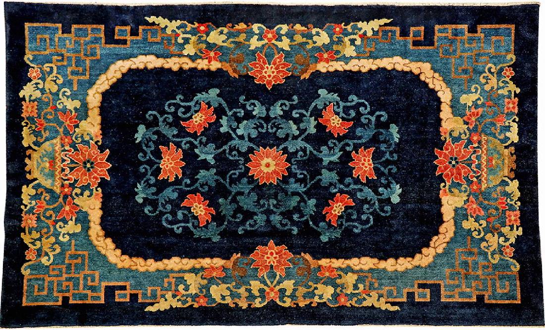 Beijing 'Art-Deco' Rug (Art-Noveau Design With Lotus (1 of 9)