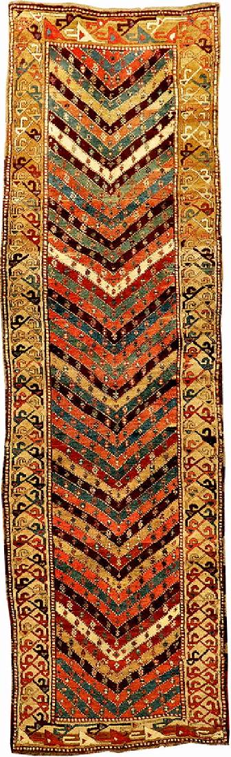 Striped 'Camel Wool' Kurdish 'Runner', (1 of 11)