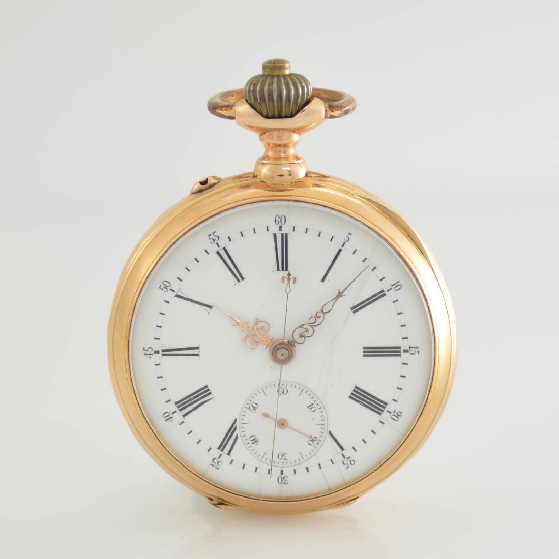 V.BOUSSET à Aix-les-Bains 18k pink gold pocket watch (1 of 7)