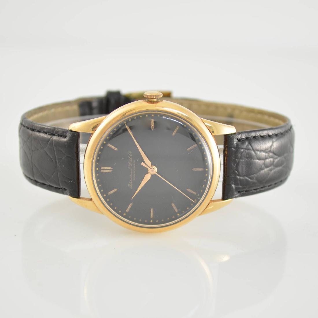 IWC 18k pink gold gents wristwatch (1 of 5)