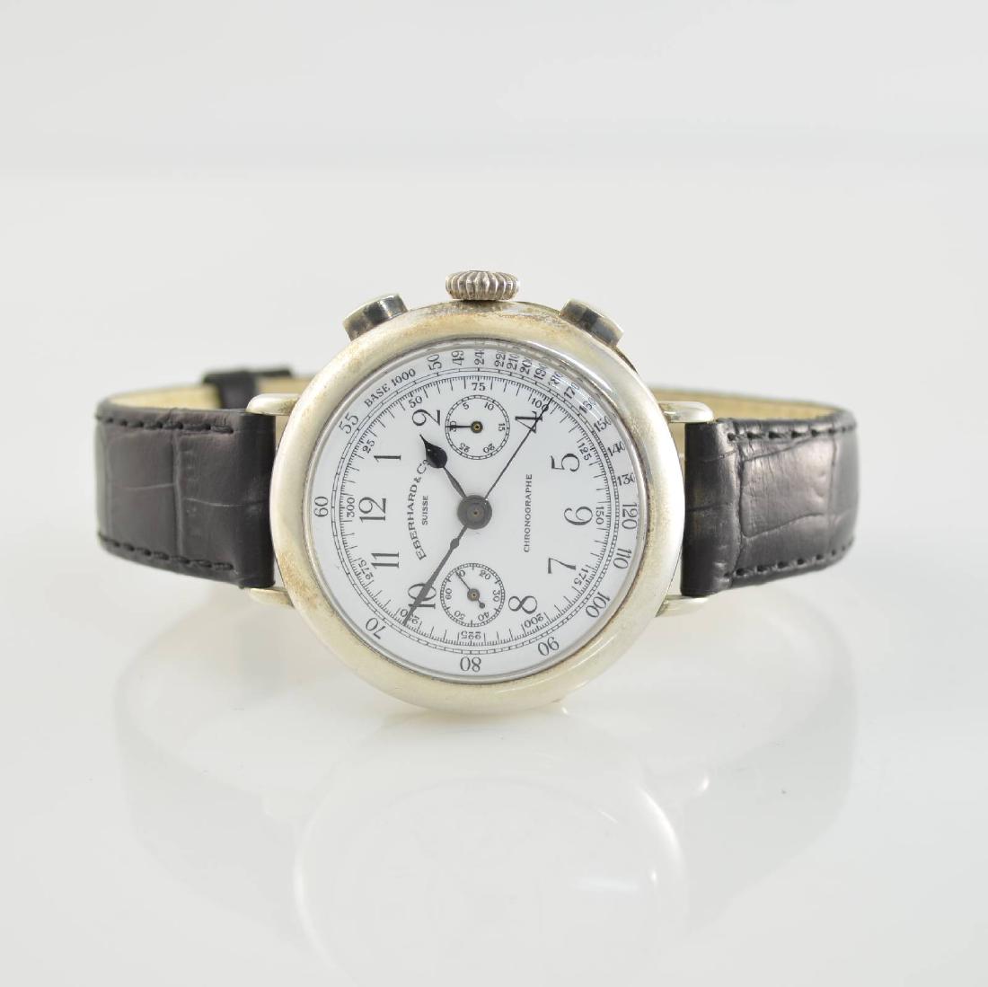 EBERHARD & CO. gents wristwatch with chronograph (1 of 8)