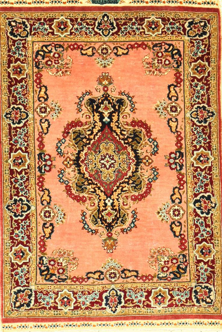 Silk Hereke Rug (Signed), (1 of 1)