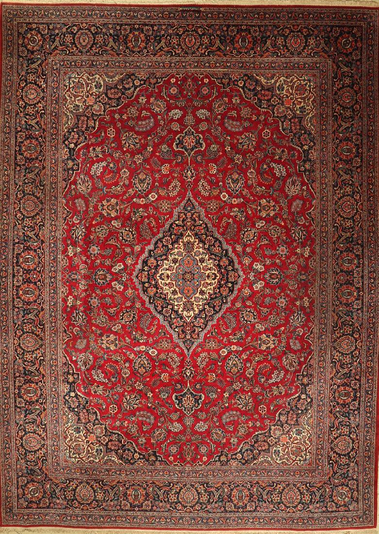 Kurk Kashan Carpet (Signed), (1 of 1)