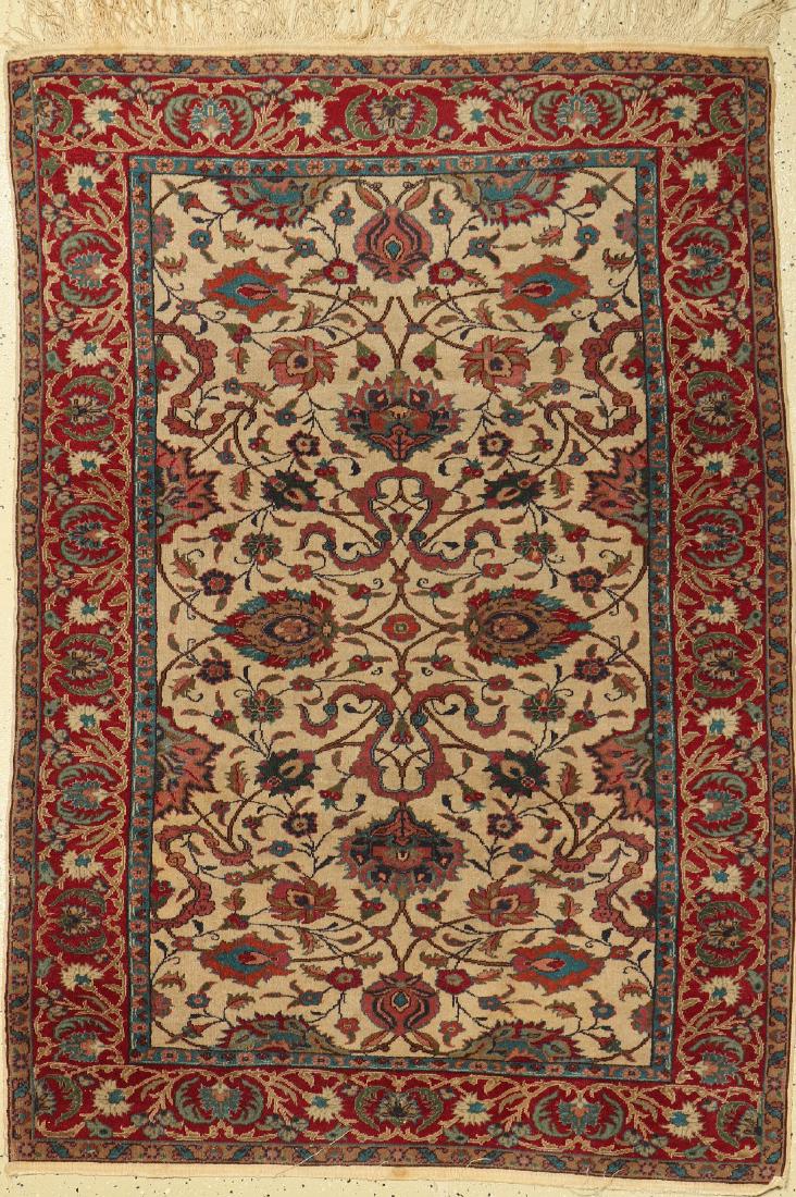 Fine Panderma Rug,: Fine Panderma Rug, Turkey, circa 1940, wool/cotton, approx. 176 x 124 cm, condition: 2-3. Summer-Auction (160 Lots): Antique, old and decorative rugs & carpets. Please ask for condition-reports and mo