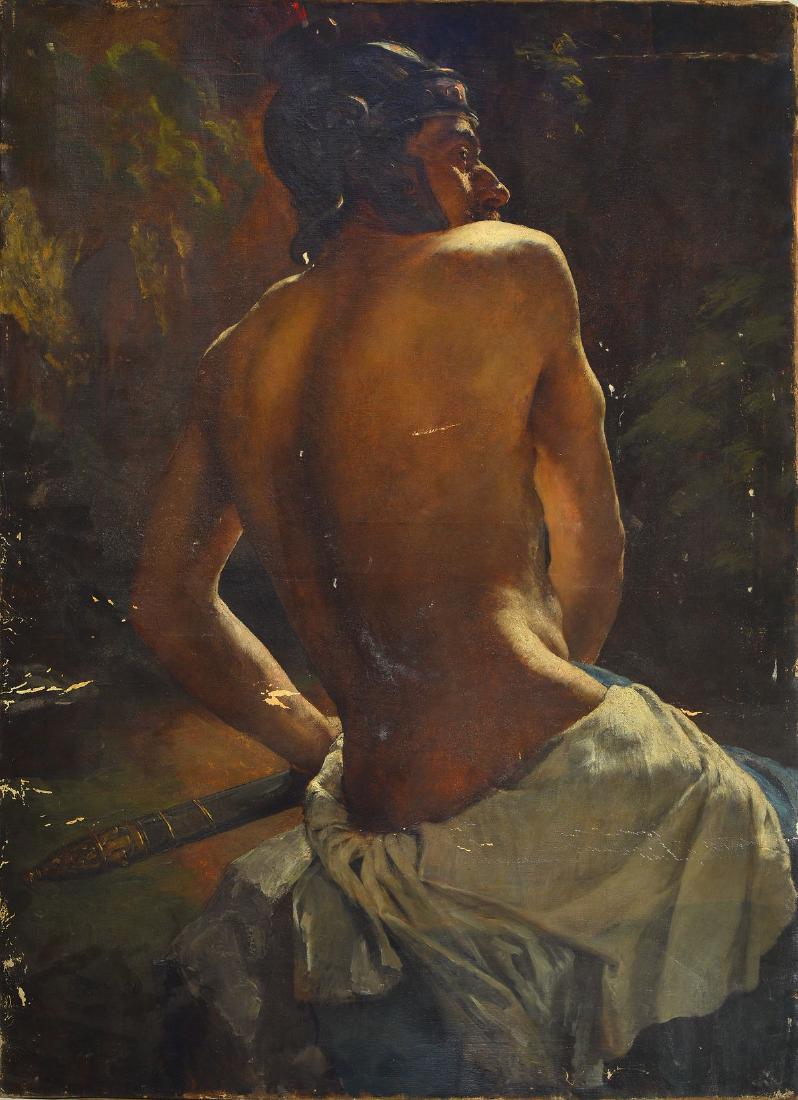 Emil Keck, 1867 Wildpoldsried-1935 Munich, Backstroke (1 of 1)