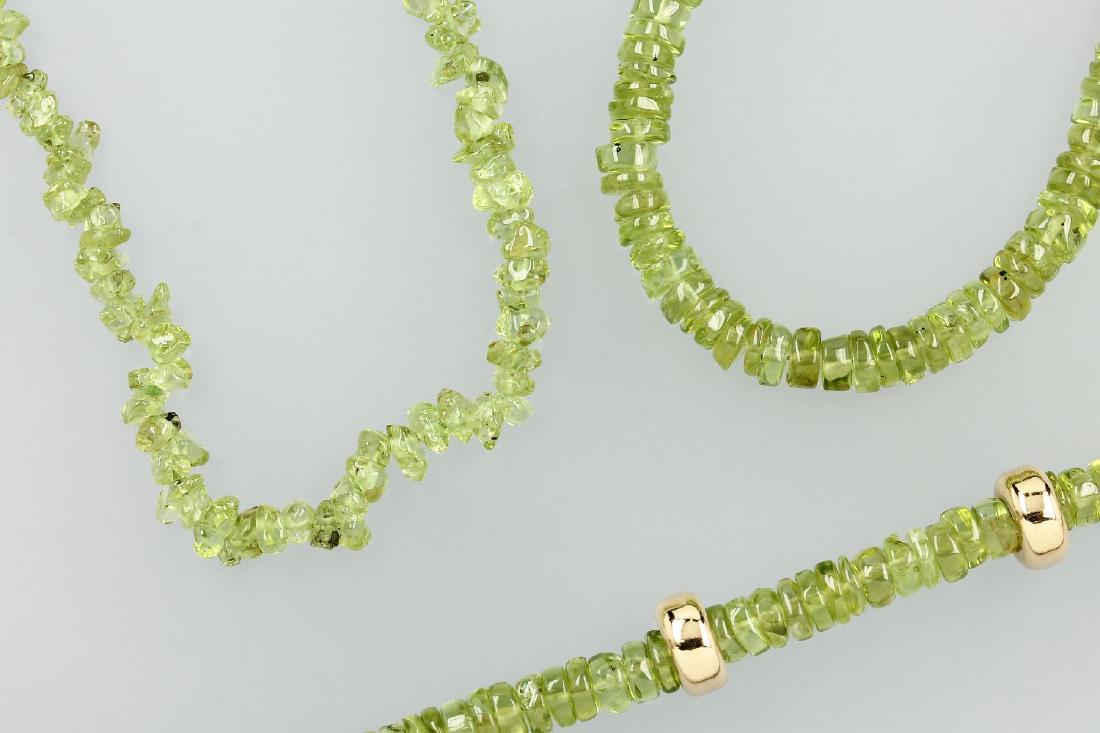 Lot with peridot jewellery: necklace with peridots (1 of 1)