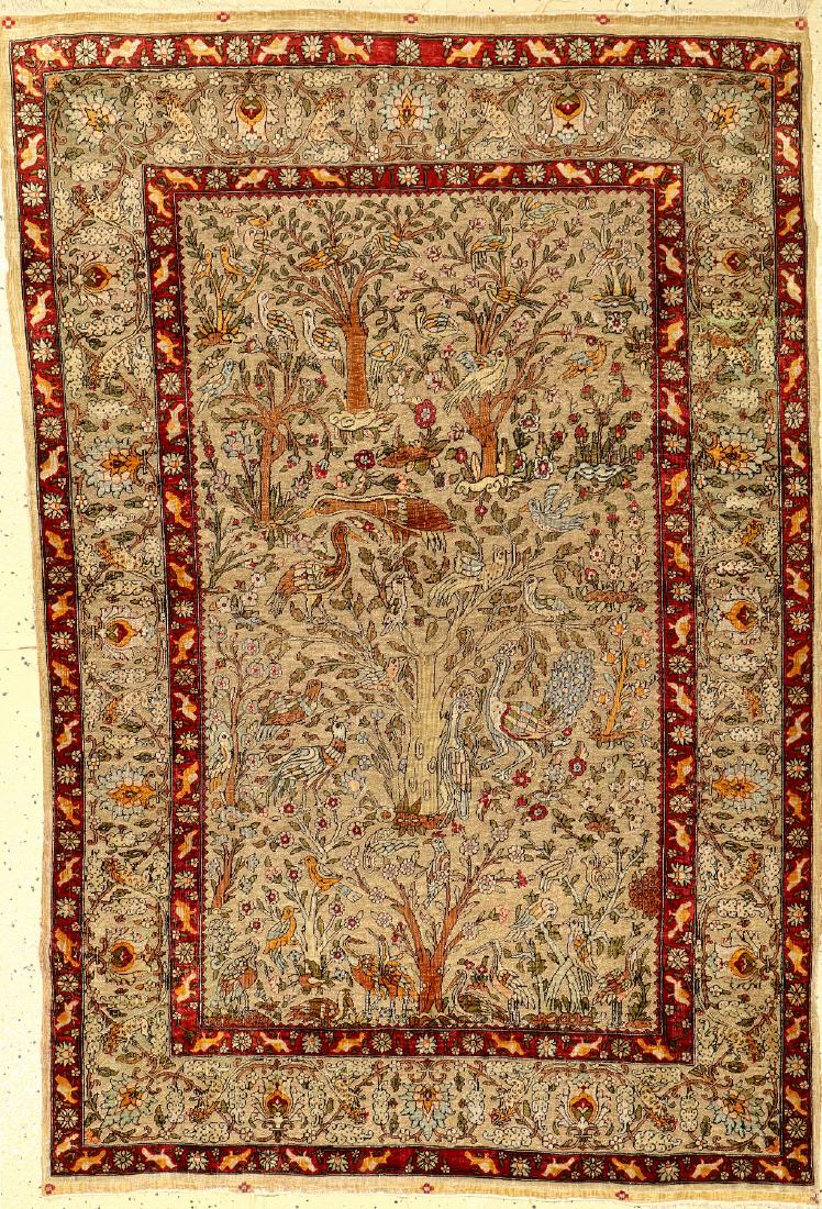 Fine Silk & Metal-Thread Hereke 'Özipek' (Metal (1 of 1)