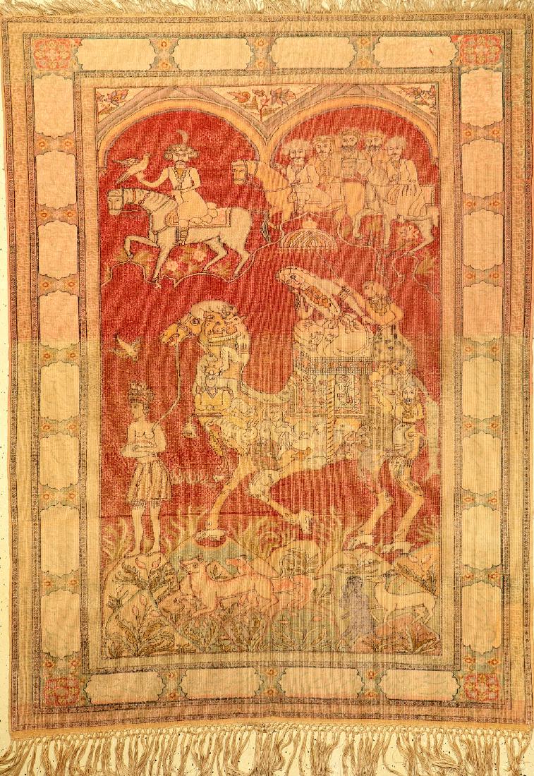 Rare Kaisery-Flosh 'Pictorial Rug' (Queen Of Ethiopia), (1 of 1)