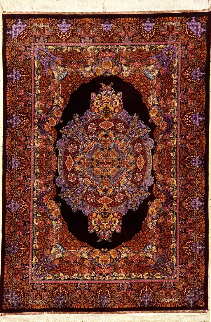 Very Fine & Unique Silk Qum 'Raymon' (Sigend) (1 of 1)