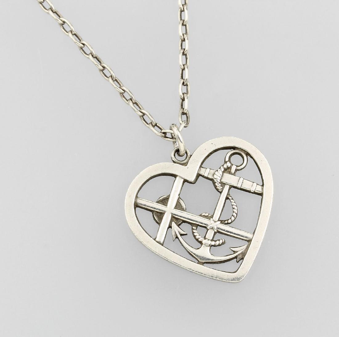 GEORG JENSEN pendant in heart shape (1 of 1)