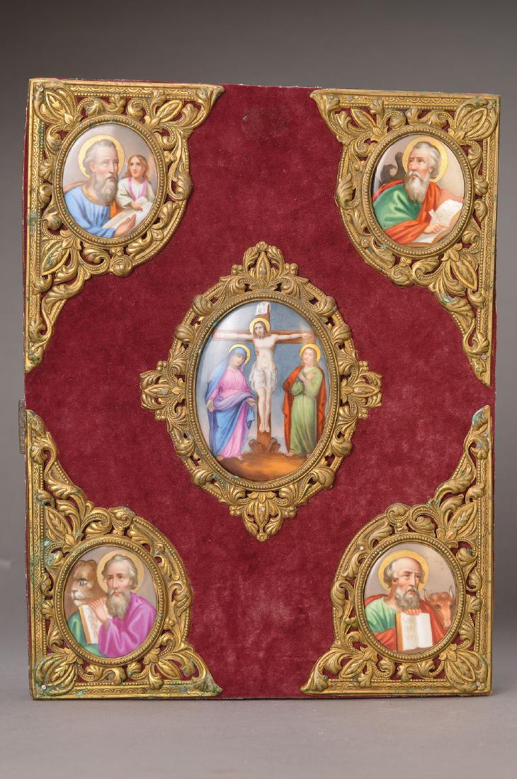 Holy Image, probably Hungary around 1900, five painted (1 of 1)