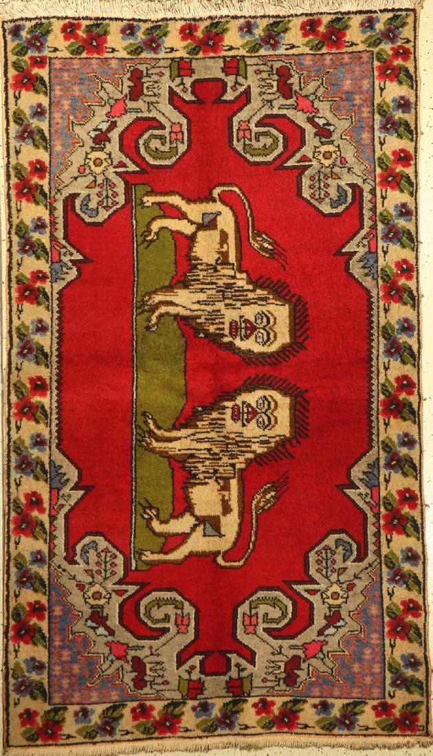 Lion 'Tapestry' old, Europe / Balkans, around 1950, (1 of 1)