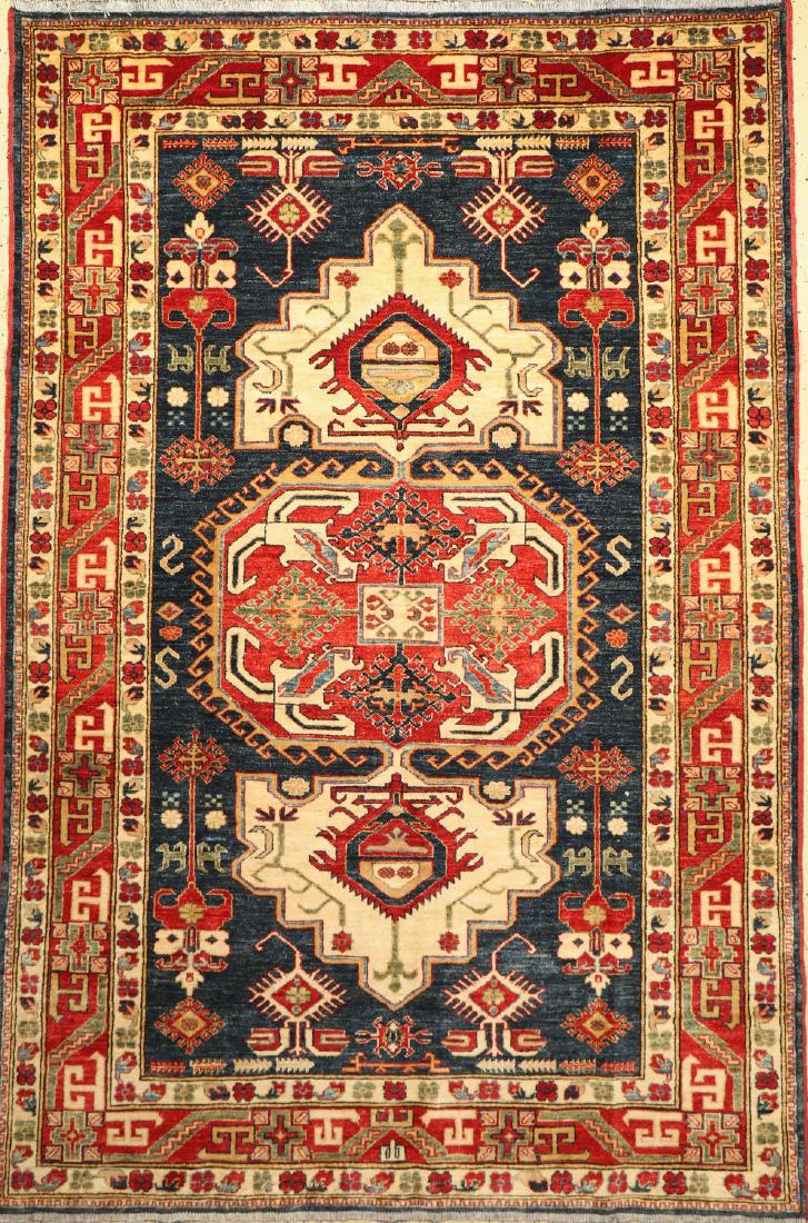 Kazak (re-production), Afghanistan / Pakistan,approx.: Kazak (re-production), Afghanistan / Pakistan,approx. 10 years, wool on wool, approx. 259 x 172 cm, EHZ: 2. Auction (306 Lots): Antique, old and decorative rugs & carpets. Please ask for condition-rep