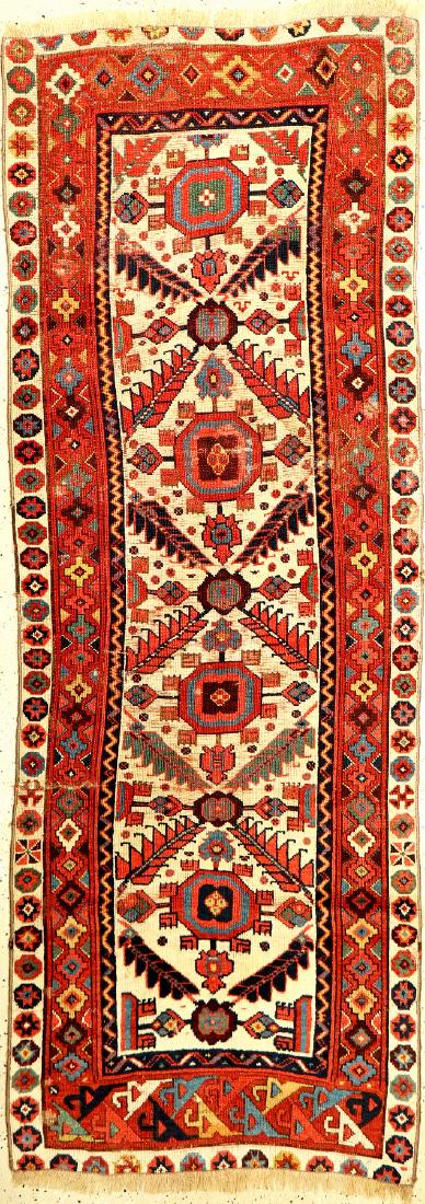 White Ground Kurdish 'Long Rug', (1 of 9)