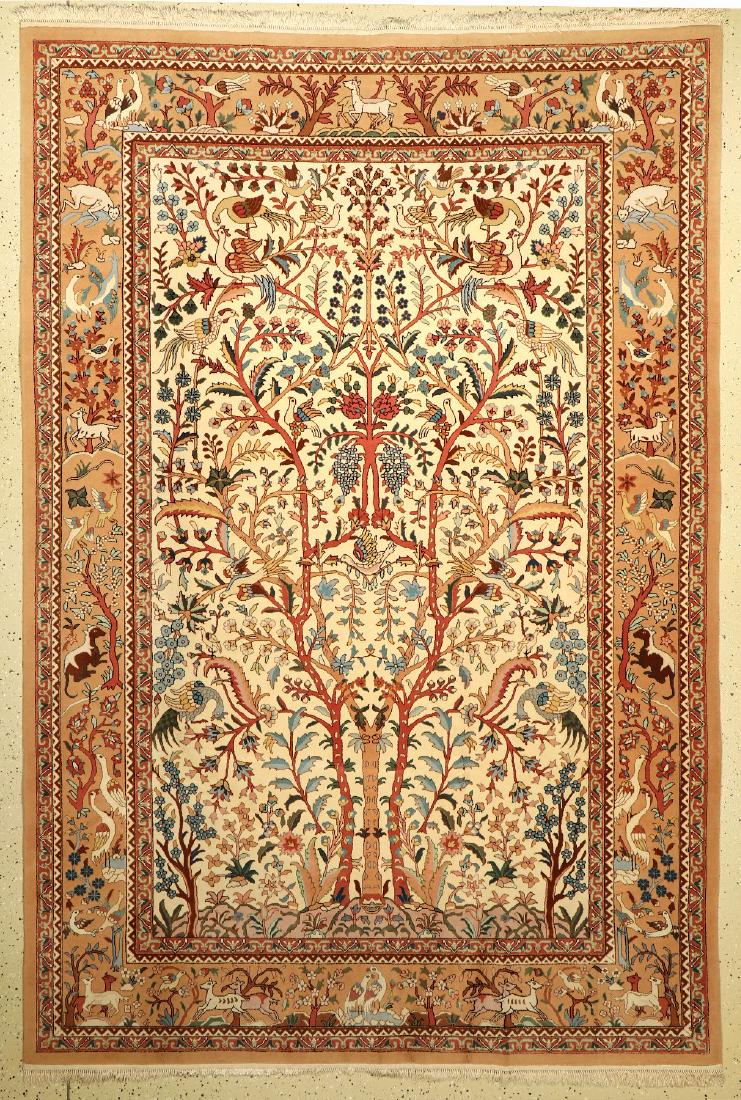 Mongolian Carpet (Isfahan Paradise Design), (1 of 1)