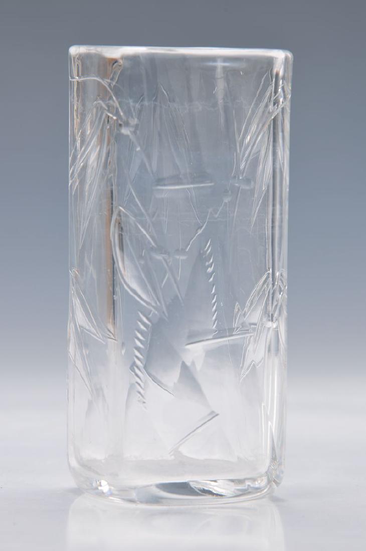 vase, Ernest Baptiste Léveillé, around 1890, colorless (1 of 1)