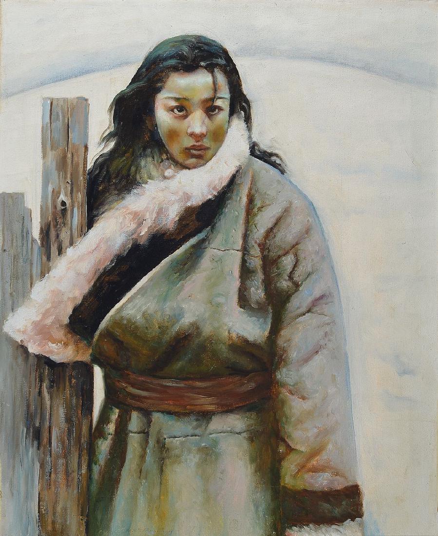 Unidentified artist the Inuit, portrait of an Inuit (1 of 2)