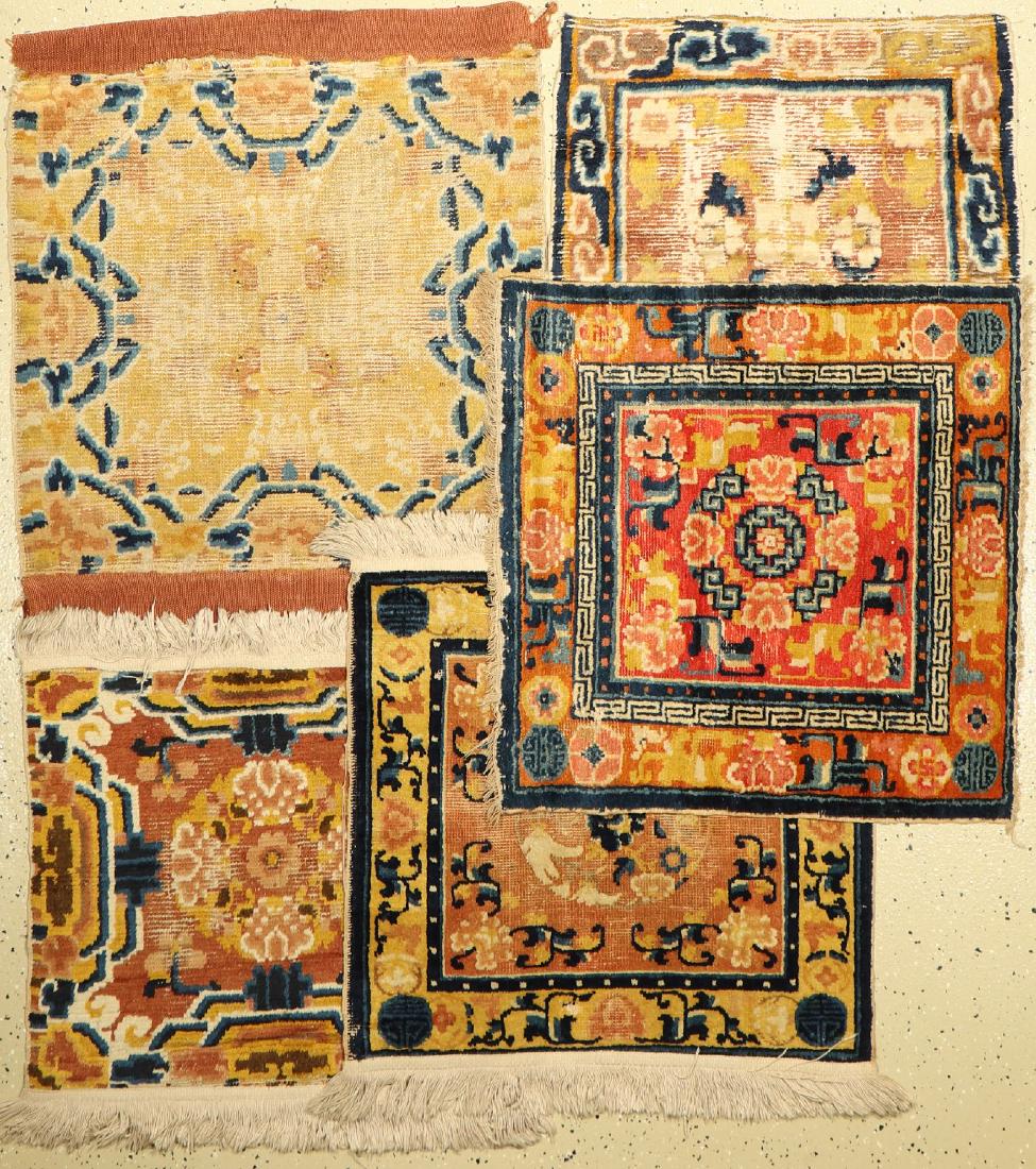 (5 lots) 5x Ning-Hsia antique (seat rugs), China (1 of 1)