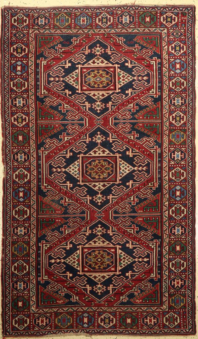 Kazak Rug, Romania, approx. 50 years, wool on wool (1 of 1)