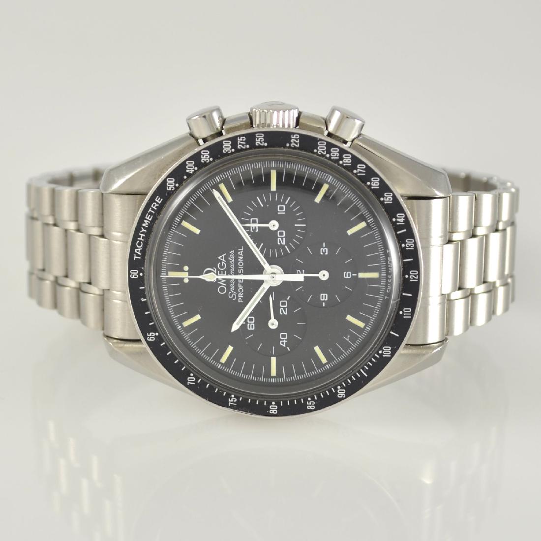 OMEGA gents wristwatch Speedmaster APOLLO XI 1969-1994: OMEGA gents wristwatch Speedmaster APOLLO XI 1969-1994, manual winding, Switzerland around 1994, made in a limited special edition of 2.500 pieces in stainless steel including bracelet with deployant 