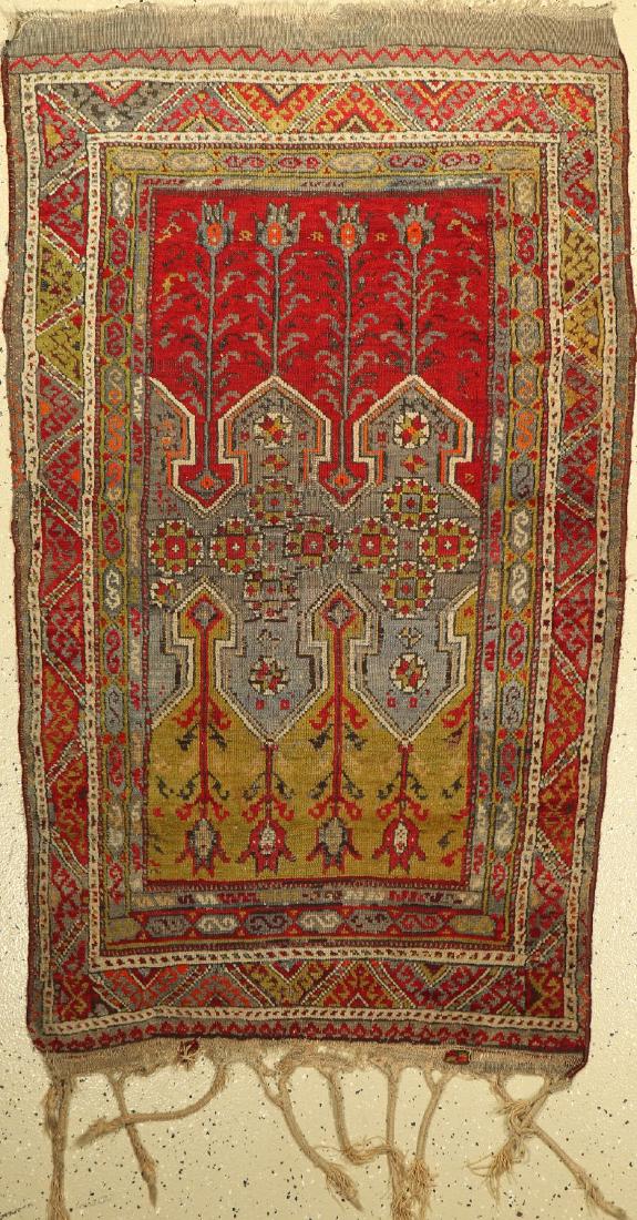 Anatolian rug, old, Turkey, around 1910, wool on wool (1 of 1)