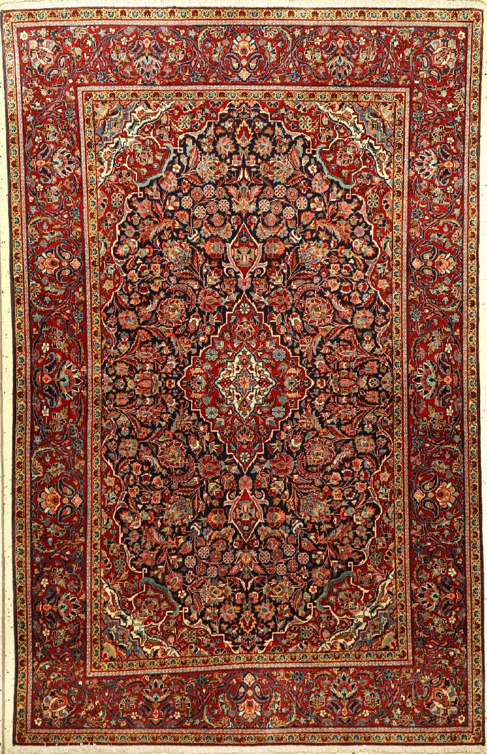 Fine Kurk Kashan Rug, (1 of 1)