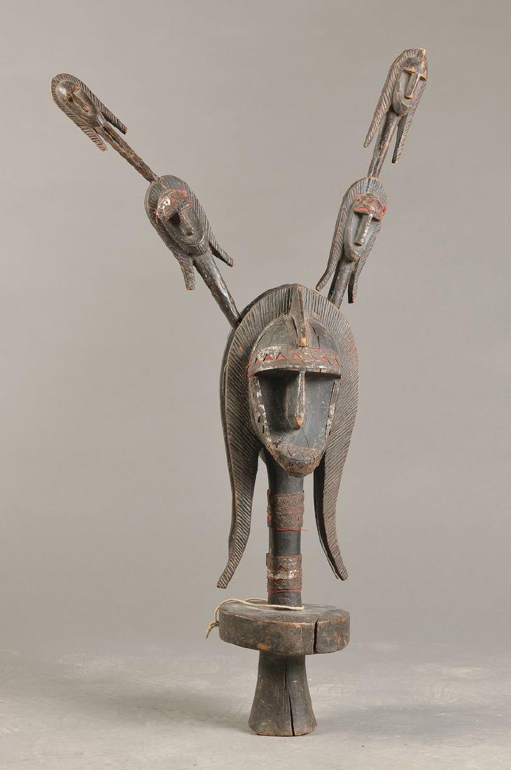 dancing mask, Bambara, probably at least 60 years old (1 of 1)