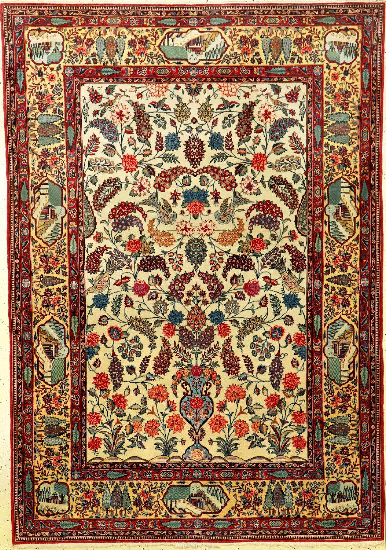 Fine Kurk Kashan Rug, (1 of 10)