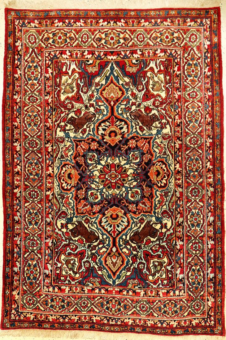 Rare Kirman 'Lawar' Rug, (1 of 10)