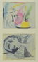 Pablo Picasso: Guernica, the sketches on paper - 4