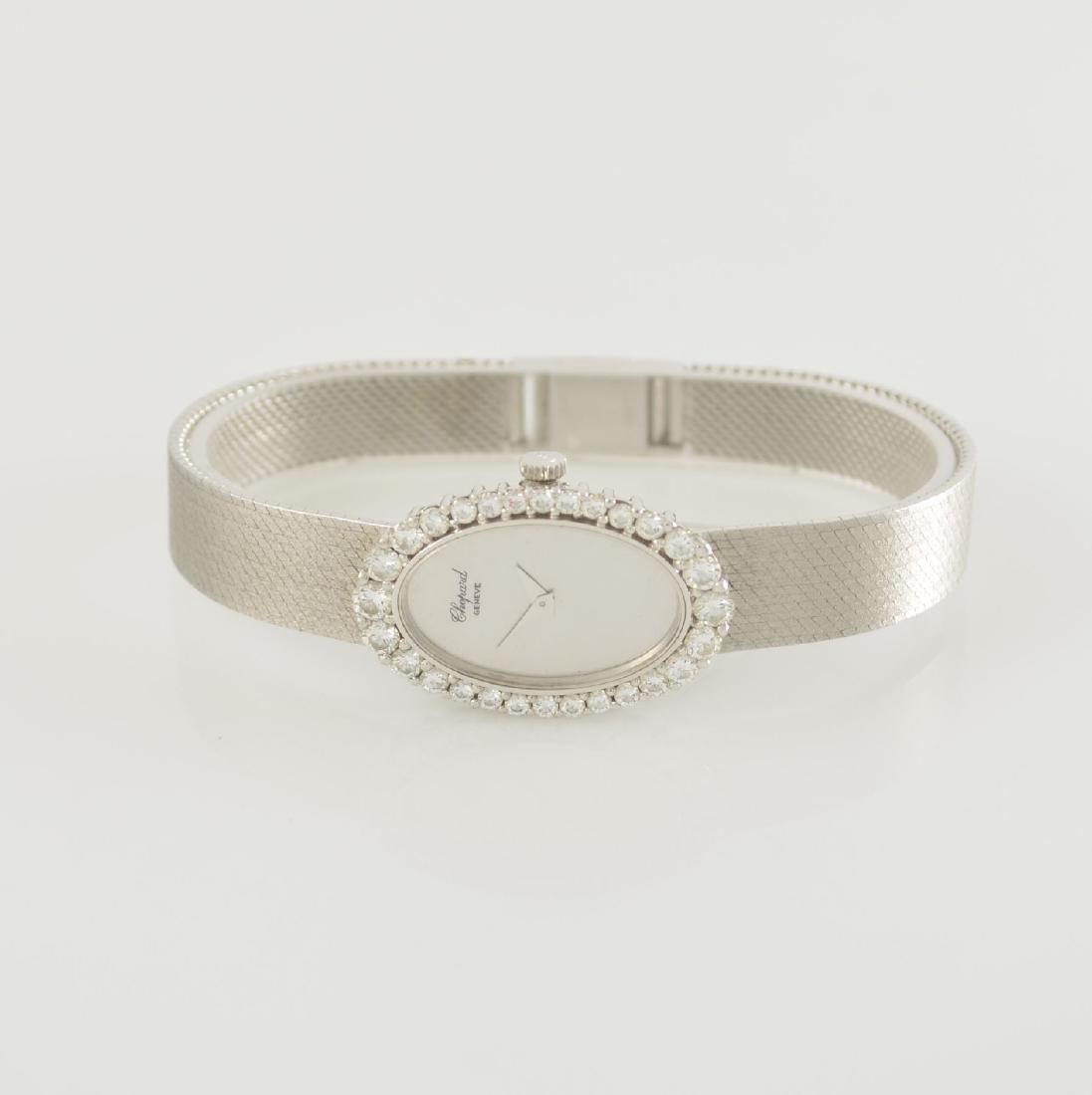 CHOPARD 18k white gold diamond set ladies wristwatch (1 of 8)