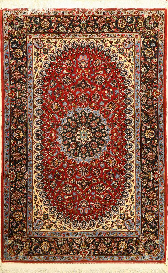 Kurk Kashan Rug, (1 of 1)
