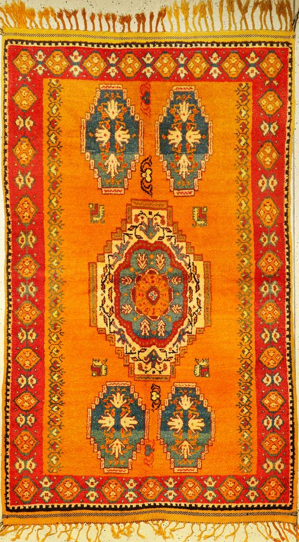 Maroc Atlas Rug,: Maroc Atlas Rug, Morocco, circa 50 years old, wool/wool, approx. 238 x 143 cm, condition: 2 (good condition). Special- Auction: Antique, old and decorative rugs & carpets. Please ask for condition-rep