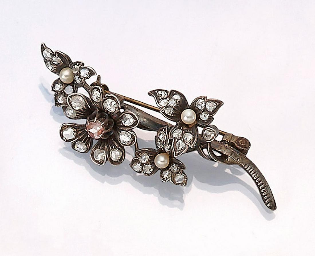 Brooch with diamonds, german approx. 1770/80s (1 of 1)