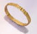 Solid 8 kt gold designer bangle