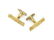 Pair of 8 kt gold designer cufflinks