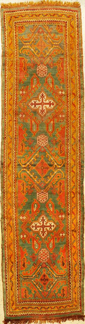 Green Ushak 'Runner', (1 of 9)