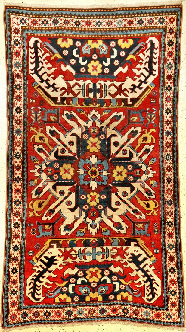 Early Chelaberd Kazak Rug (Eagle Kazak), (1 of 9)